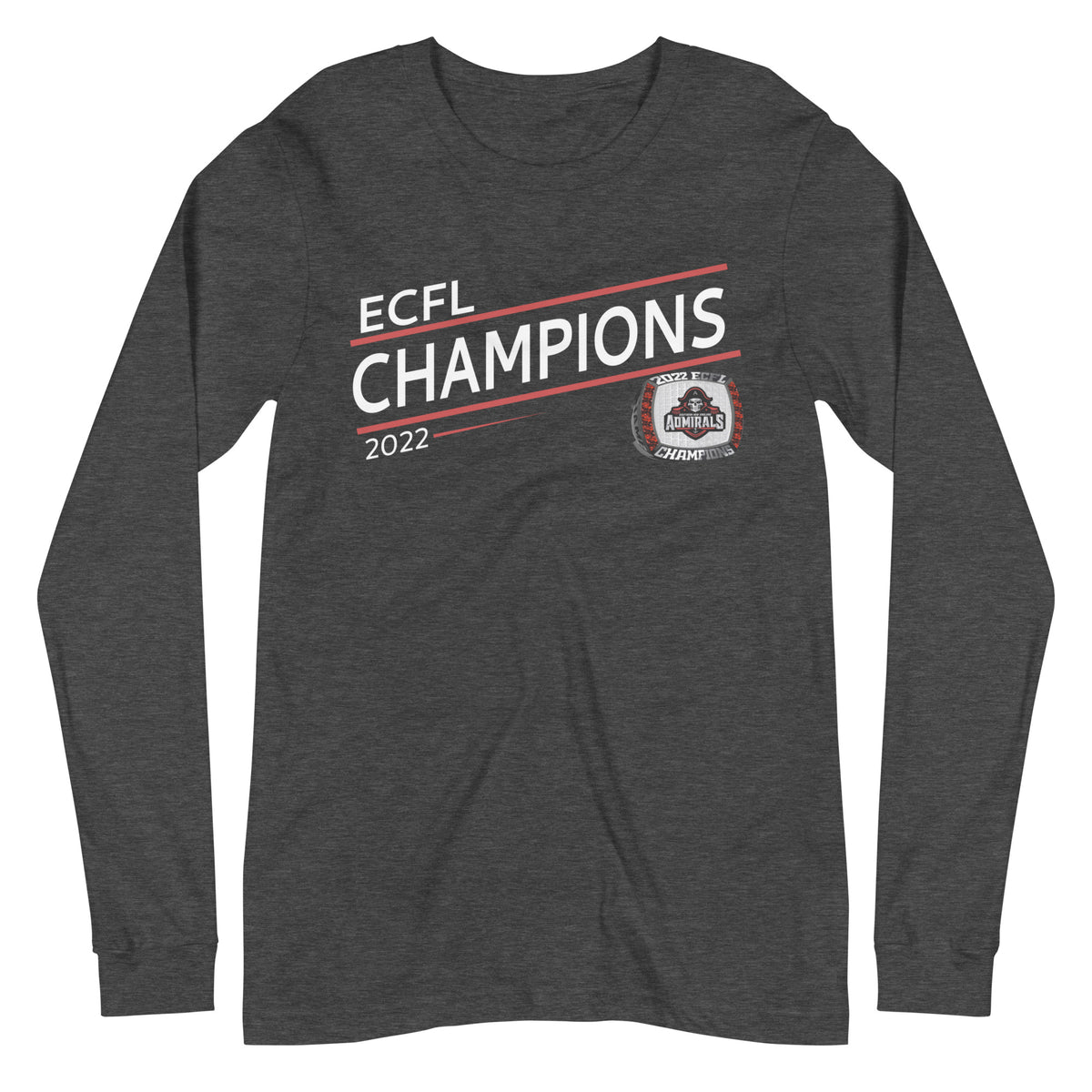 Southern New England Admirals ECFL Champions Unisex Long Sleeve Tee
