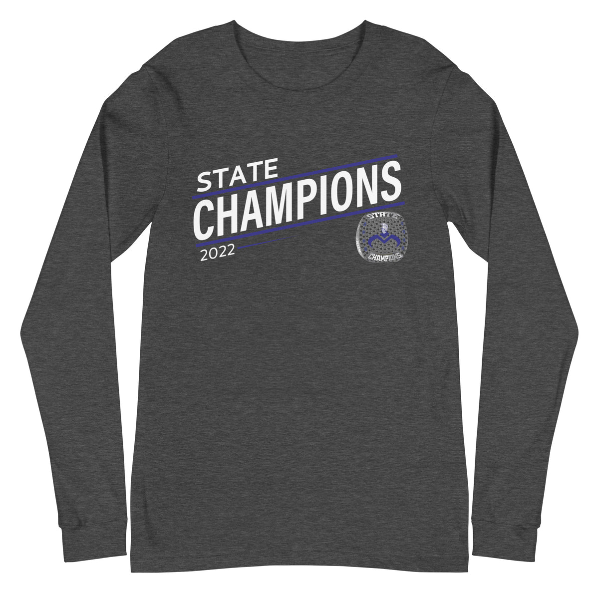 Moanalua High School 2022 State Championship Ring Unisex Long Sleeve Tee