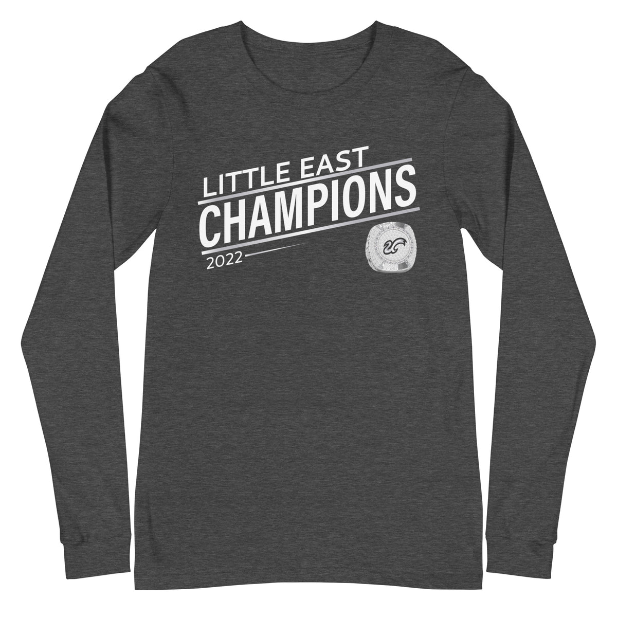 University of Massachusetts Boston 2022 Little East Championship Ring Unisex Long Sleeve Tee