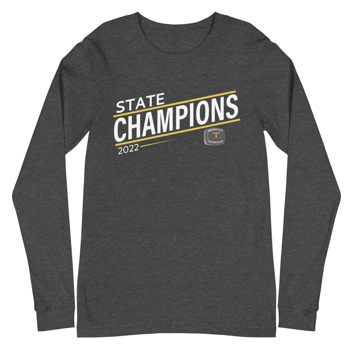 Thompson Valley High School  2022 State Championship Ring Unisex Long Sleeve Tee