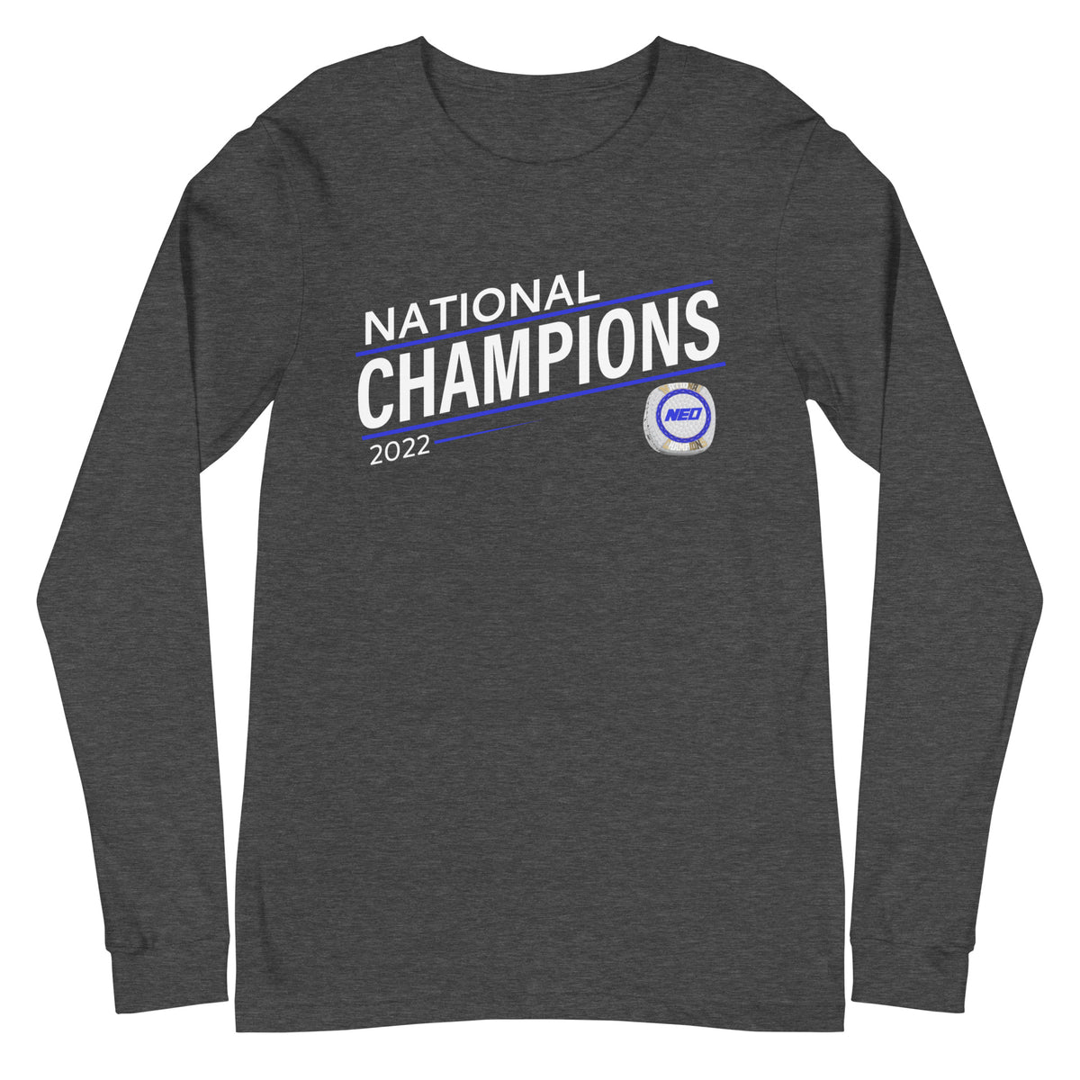 NEO A&amp;M College 2022 National Championship Ring Unisex Long Sleeve Tee