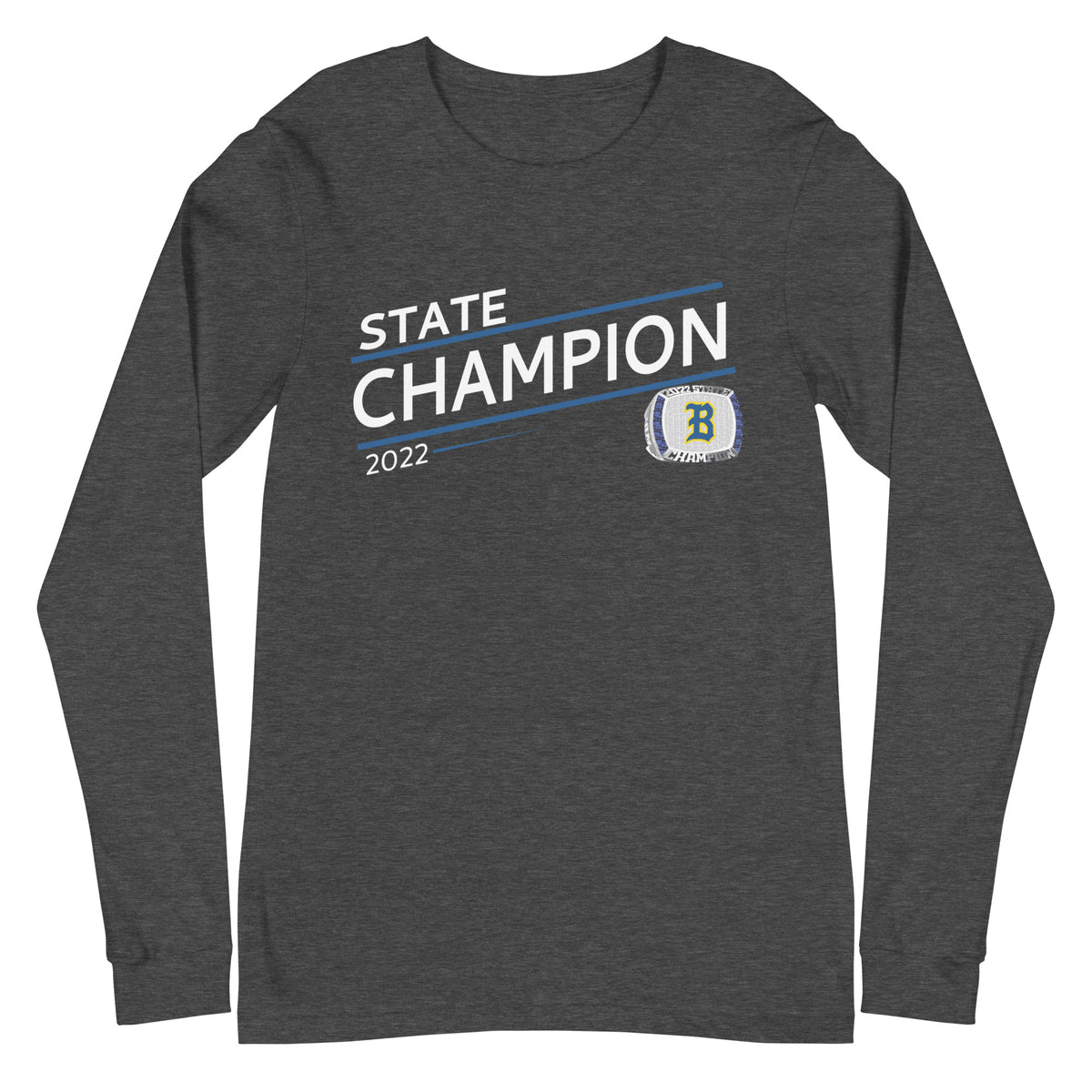 Clear Spring High School 2022 State Championship Ring Unisex Long Sleeve Tee