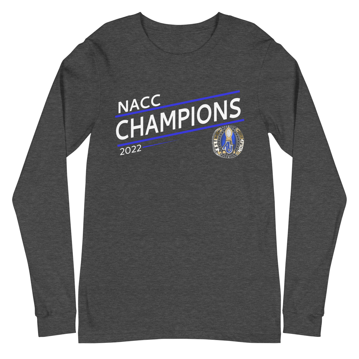 Aurora University 2022 State Championship Ring Unisex Long Sleeve Tee