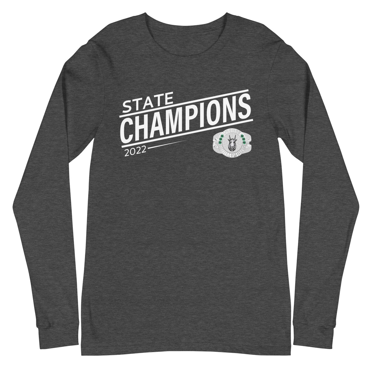 Chelan Goats Volleyball 2022 State Championship Ring Unisex Long Sleeve Tee