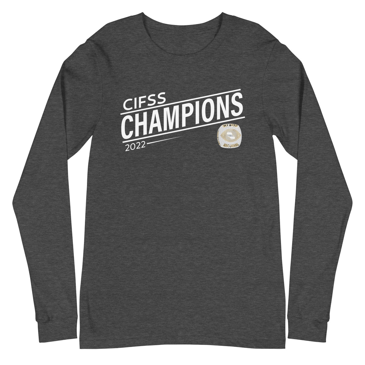 CFOA 2022 State Championship Ring Unisex Long Sleeve Tee