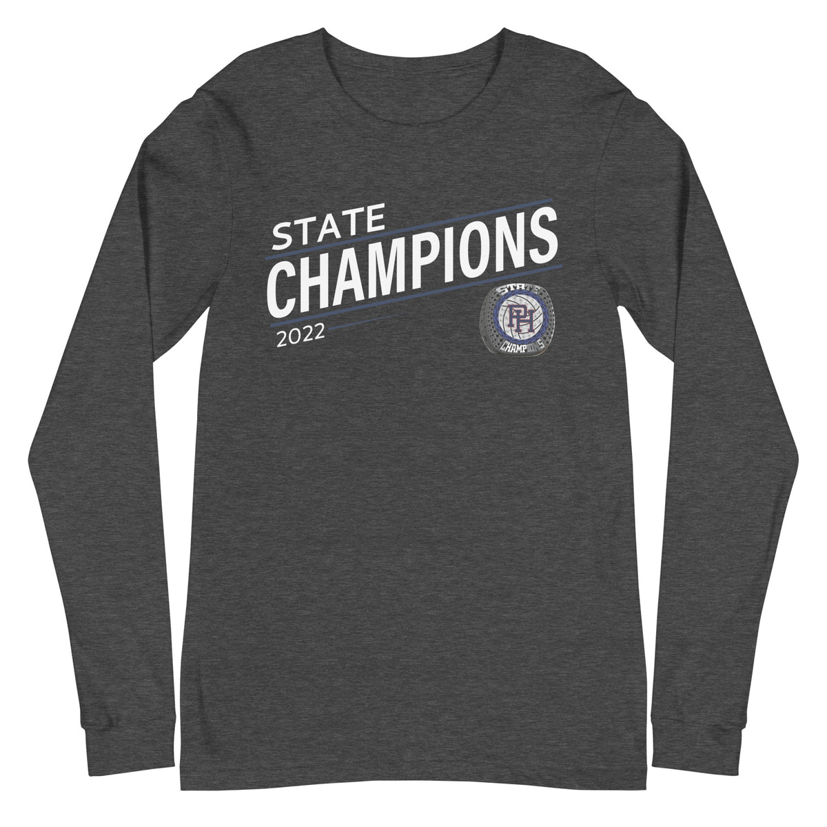 Patrick Henry High School 2022 State Championship Ring Unisex Long Sleeve Tee