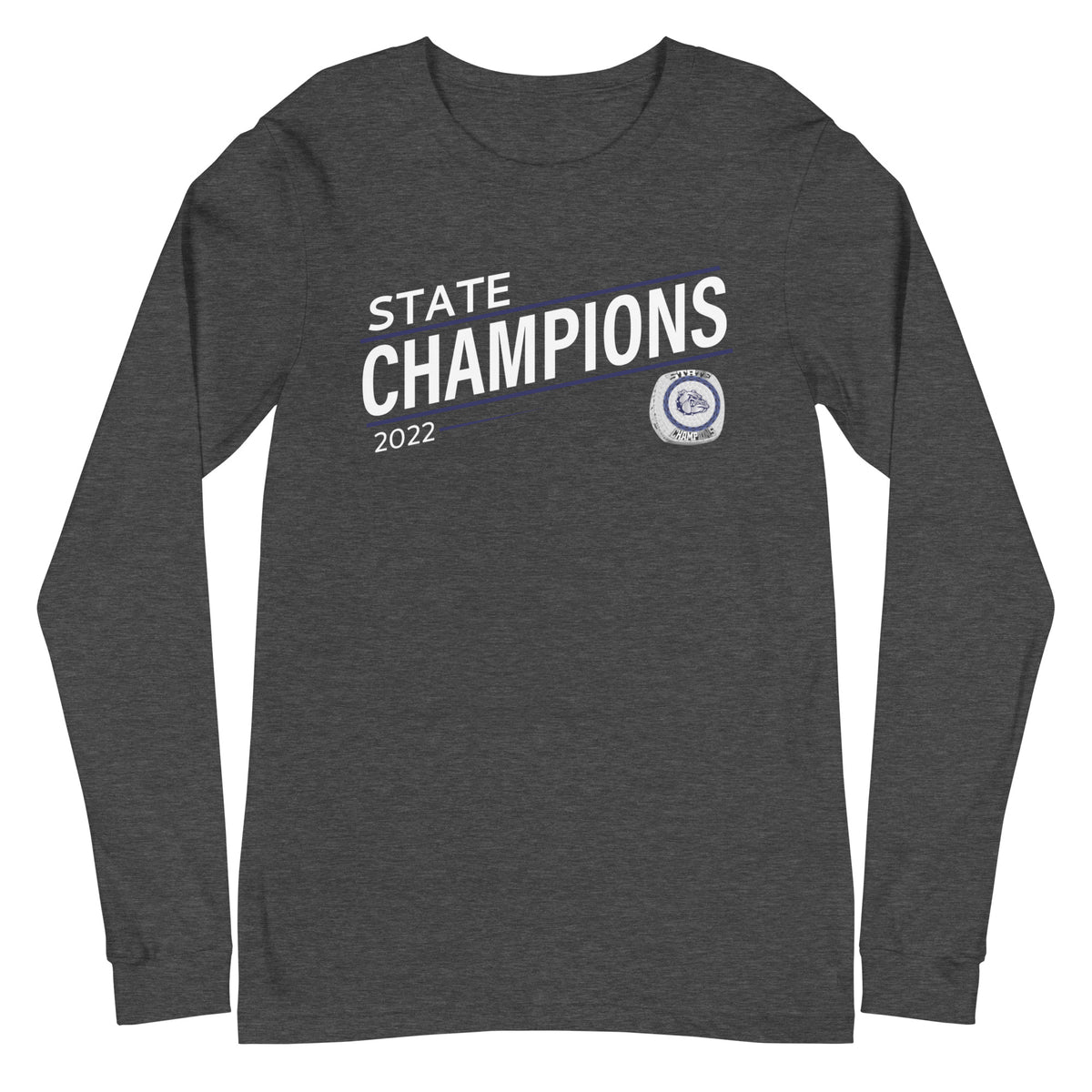 Lawrence High School Field Hockey 2022 State Championship Ring Unisex Long Sleeve Tee