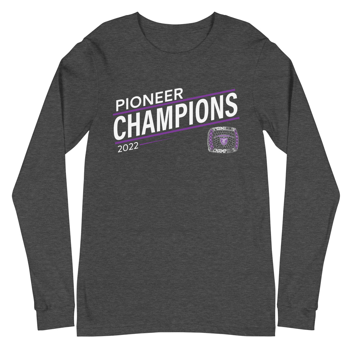 University of St. Thomas 2022 Pioneer Championship Ring Unisex Long Sleeve Tee