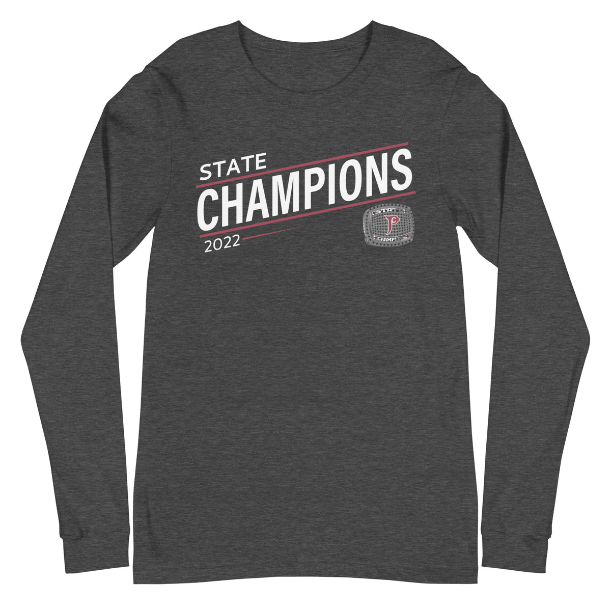 Prescott High School Golf 2022 State Championship Ring Unisex Long Sleeve Tee
