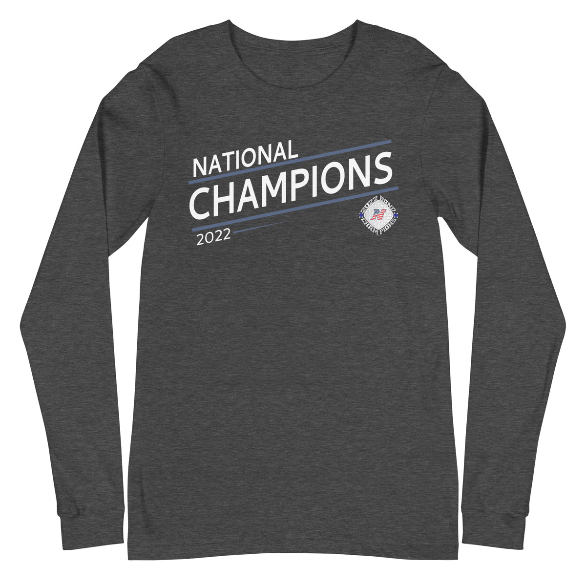 Northern High School Band Blue 2022 State Championship Ring Unisex Long Sleeve Tee