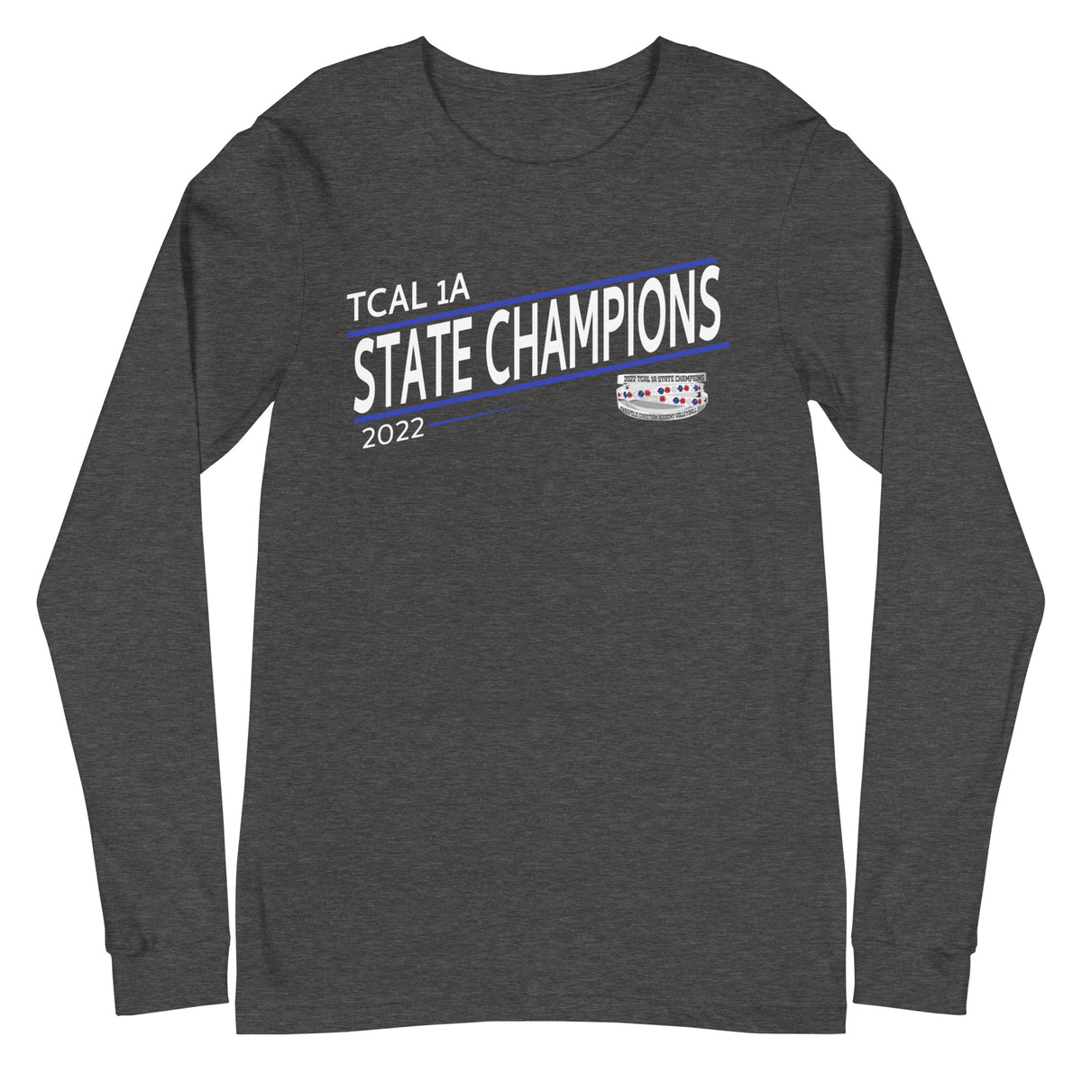 Annapolis Christian Academy Volleyball 2022 State Championship Ring Unisex Long Sleeve Tee