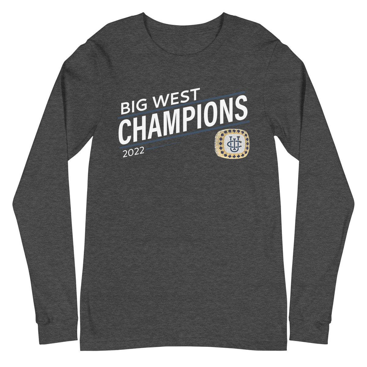 University of California at Irvine Soccer 2017 Championship Ring Unisex Long Sleeve Tee