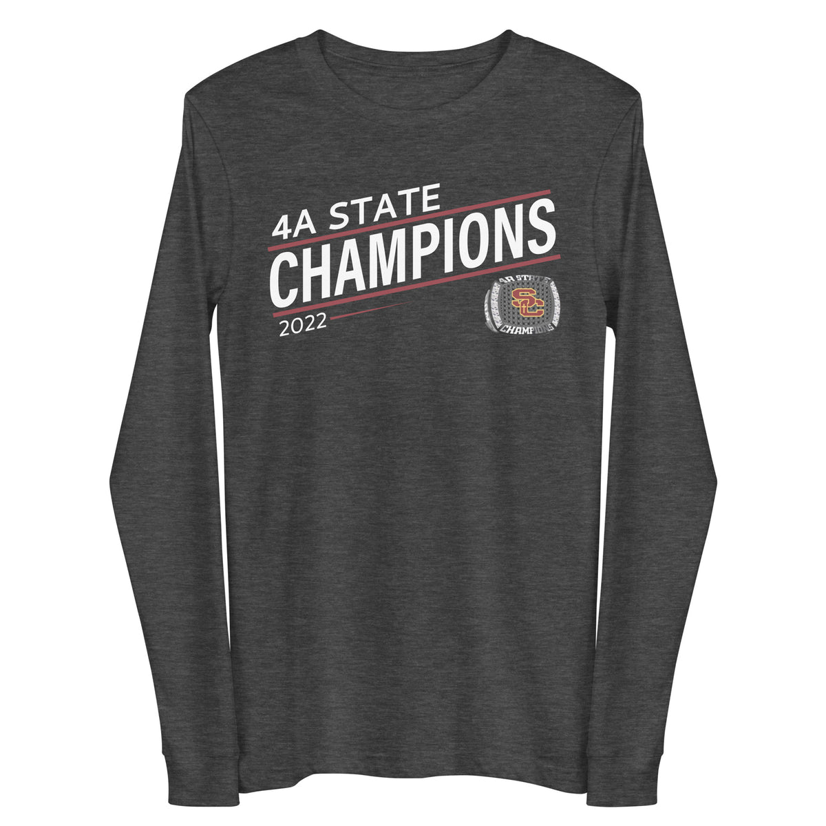 Salpointe Catholic Softball Maroon 2022 State Championship Ring Unisex Long Sleeve Tee