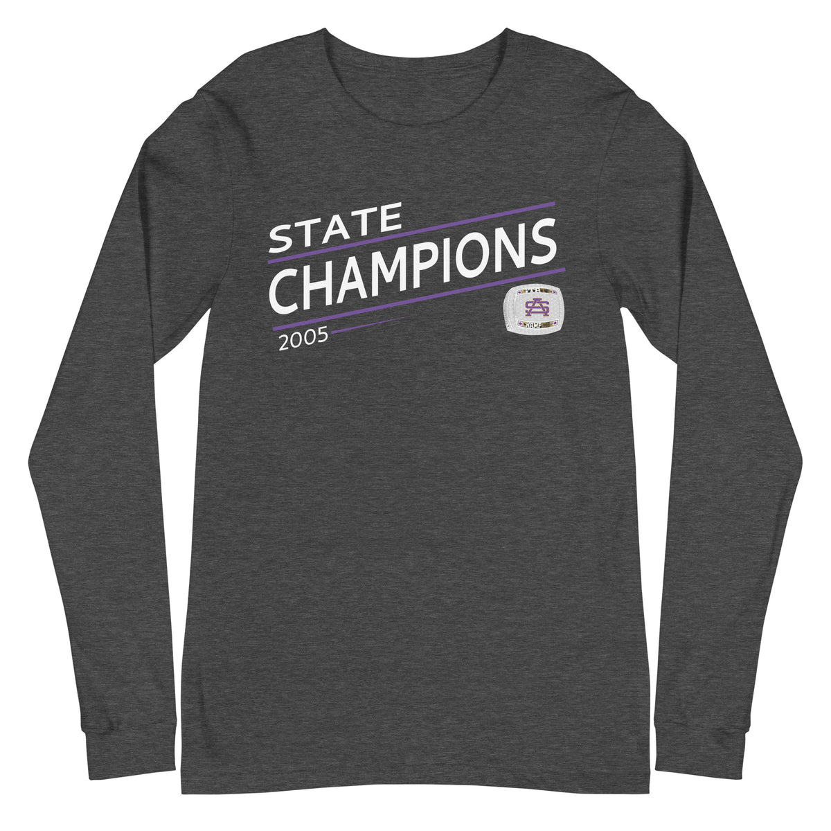 St. Augustine High School Track &amp; Field 2005 State Championship Ring Unisex Long Sleeve Tee