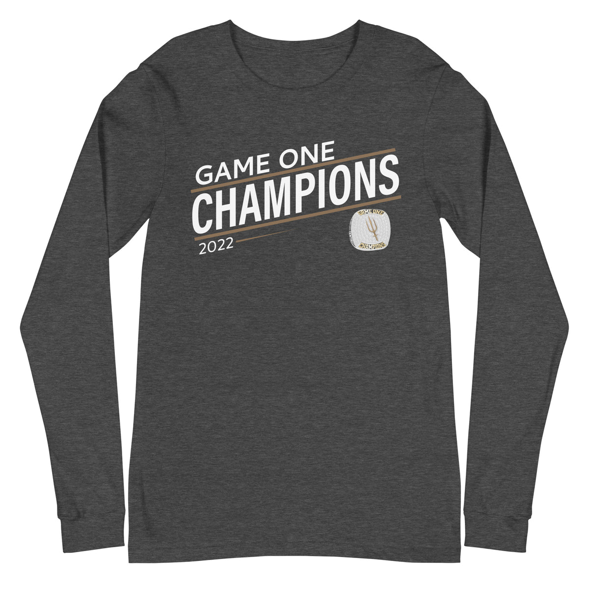 Iowa Central Community College Football 2022 State Championship Ring Unisex Long Sleeve Tee