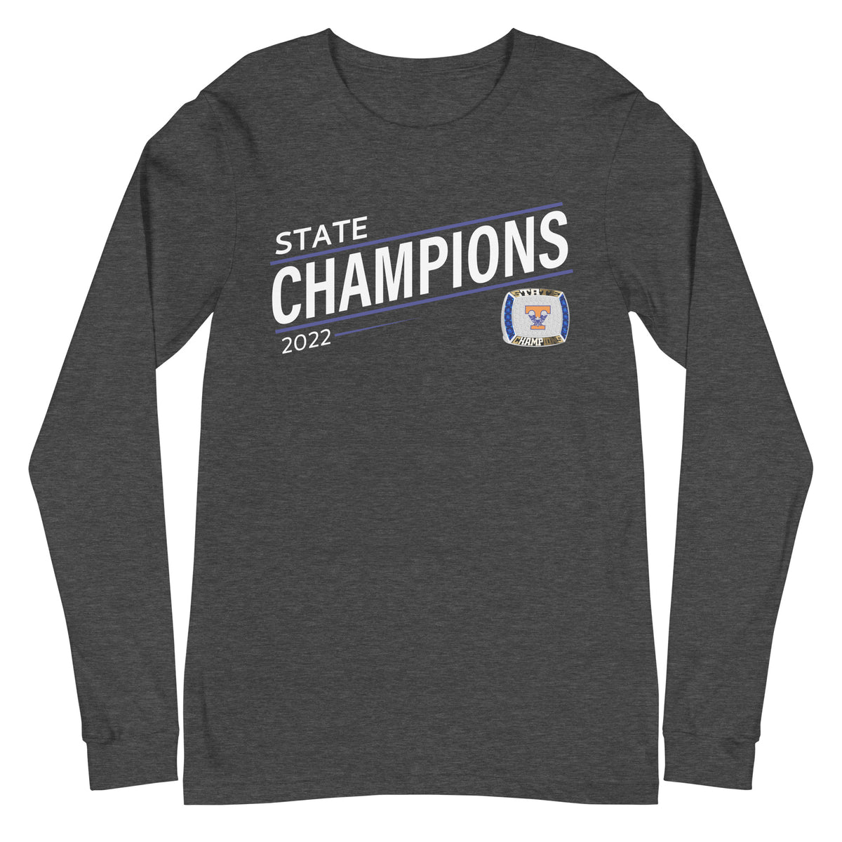 Timpview Volleyball 2022 State Championship Ring Unisex Long Sleeve Tee