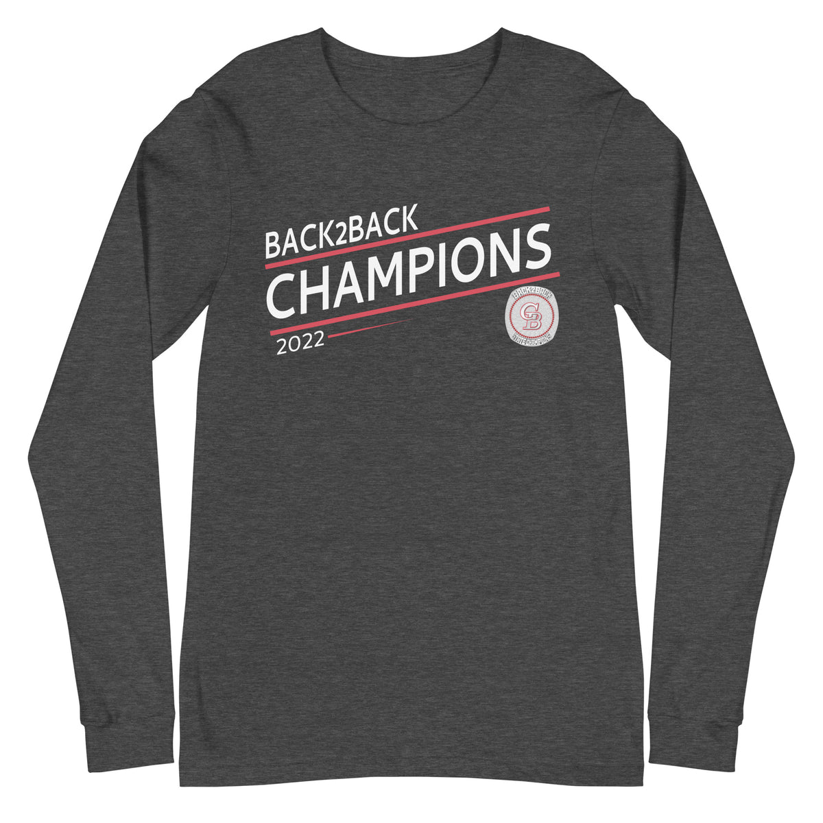 Glen Burnie High School Cheer 2022 State Championship Ring Unisex Long Sleeve Tee