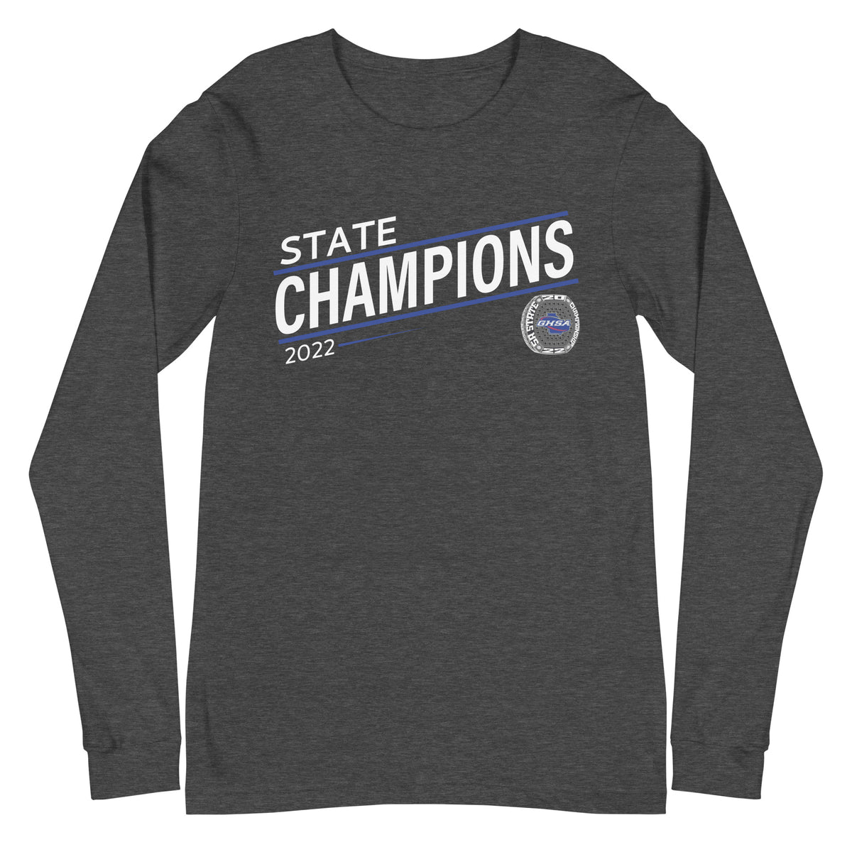 GHSA Cameron Mason Officiating Crew 2022 State Championship Ring Unisex Long Sleeve Tee