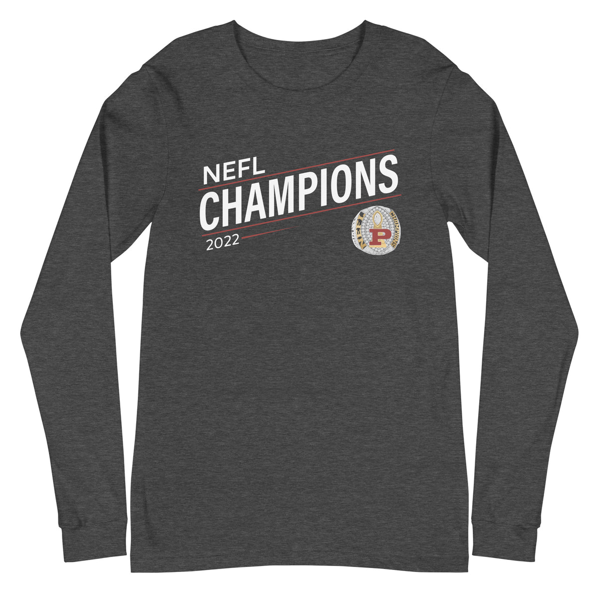 St. Paul Pioneers Football 2022 State Championship Ring Unisex Long Sleeve Tee