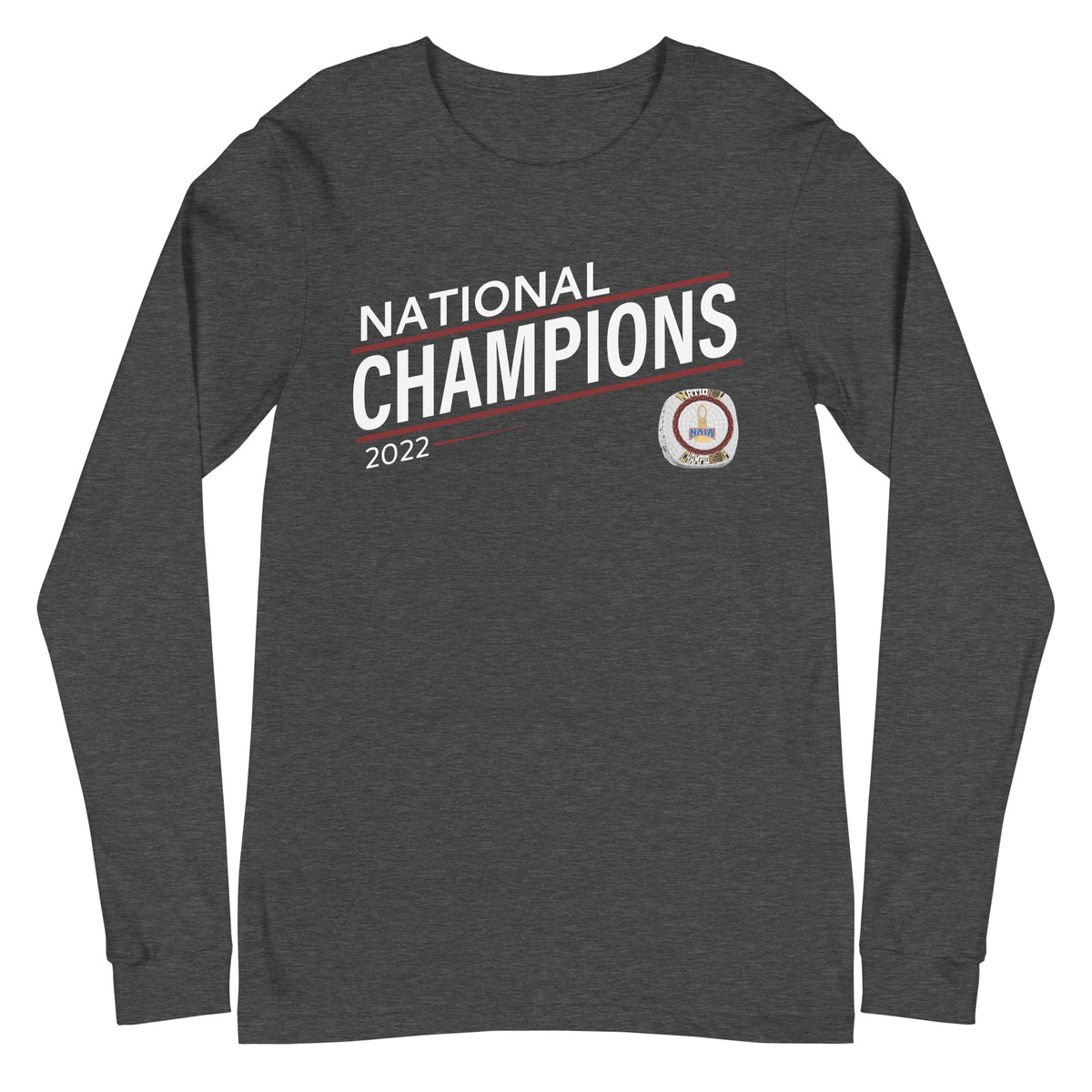 KCAC Football National Championship 2022 Championship Unisex Long Sleeve Tee