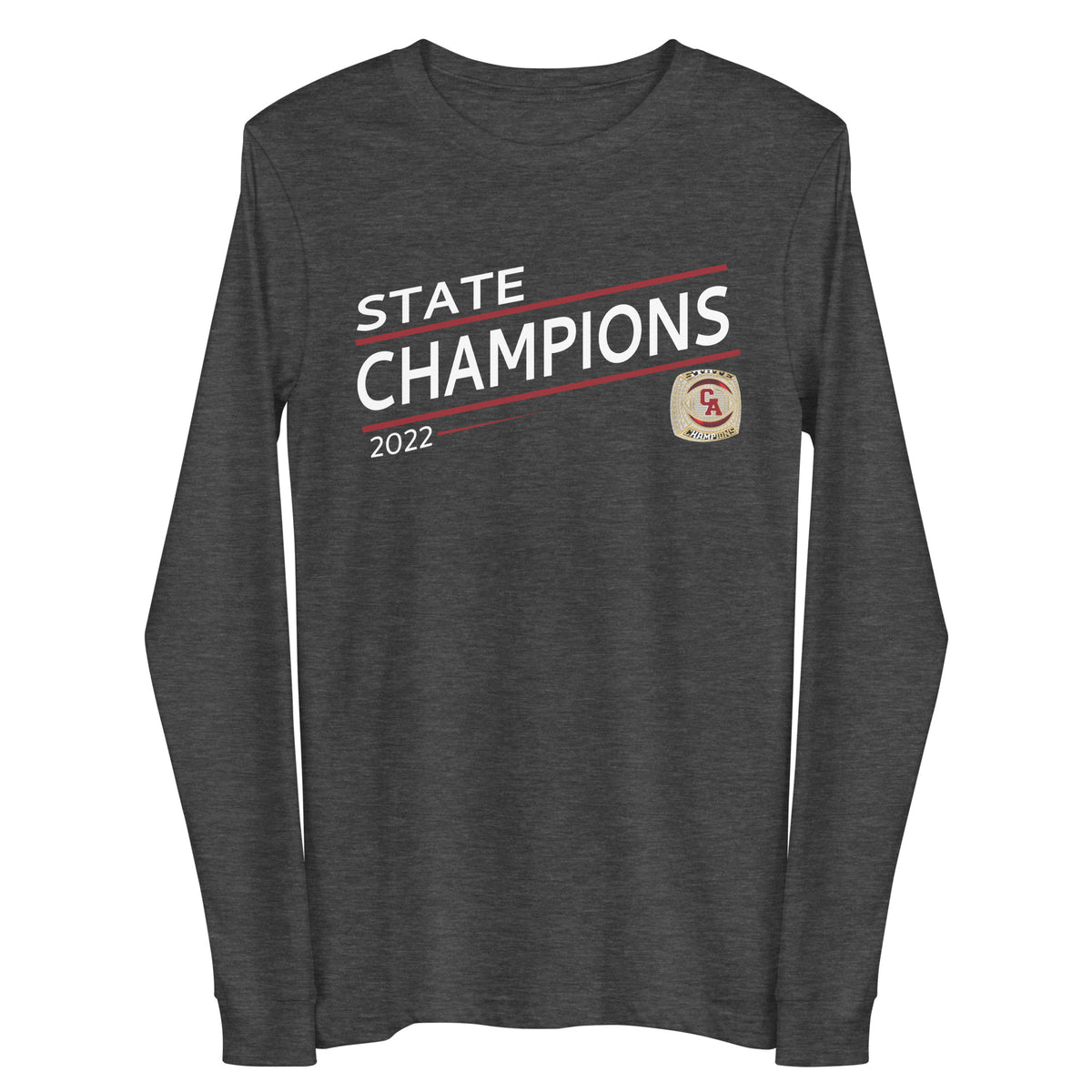 Carl Albert High School Football 2022 Gold Ring Unisex Long Sleeve Tee