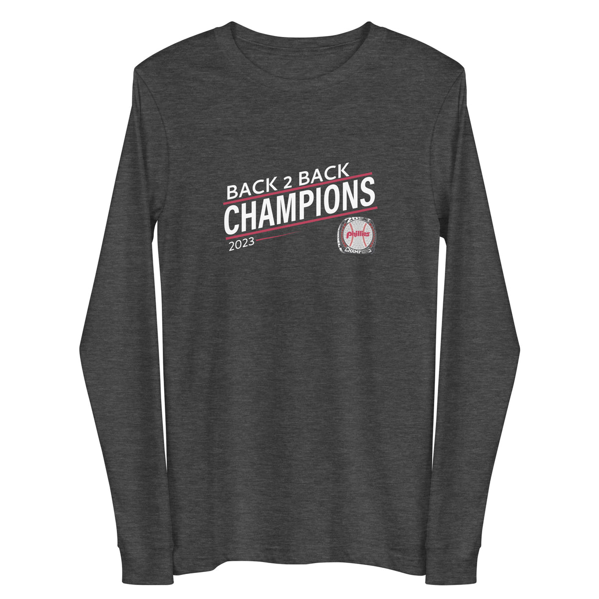 Phillies Phantasy Baseball 2023 Unisex Long Sleeve Tee