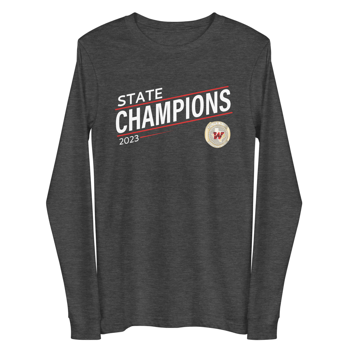 The Woodlands High School Swimming &amp; Diving 2023 Unisex Long Sleeve Tee