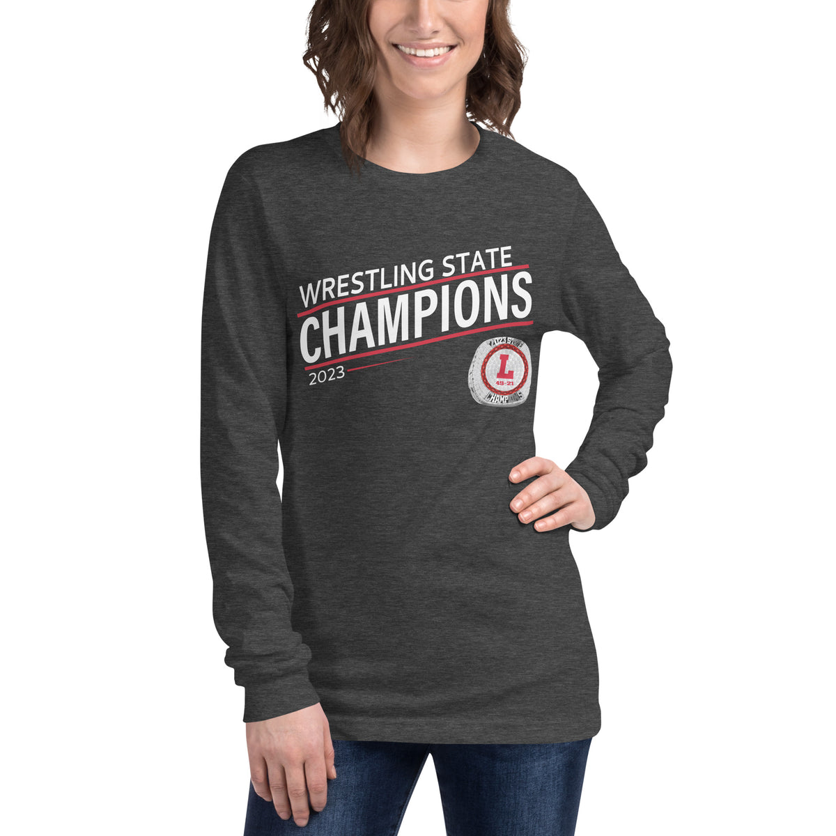 Linganore High School Wrestling 2023 Unisex Long Sleeve Tee