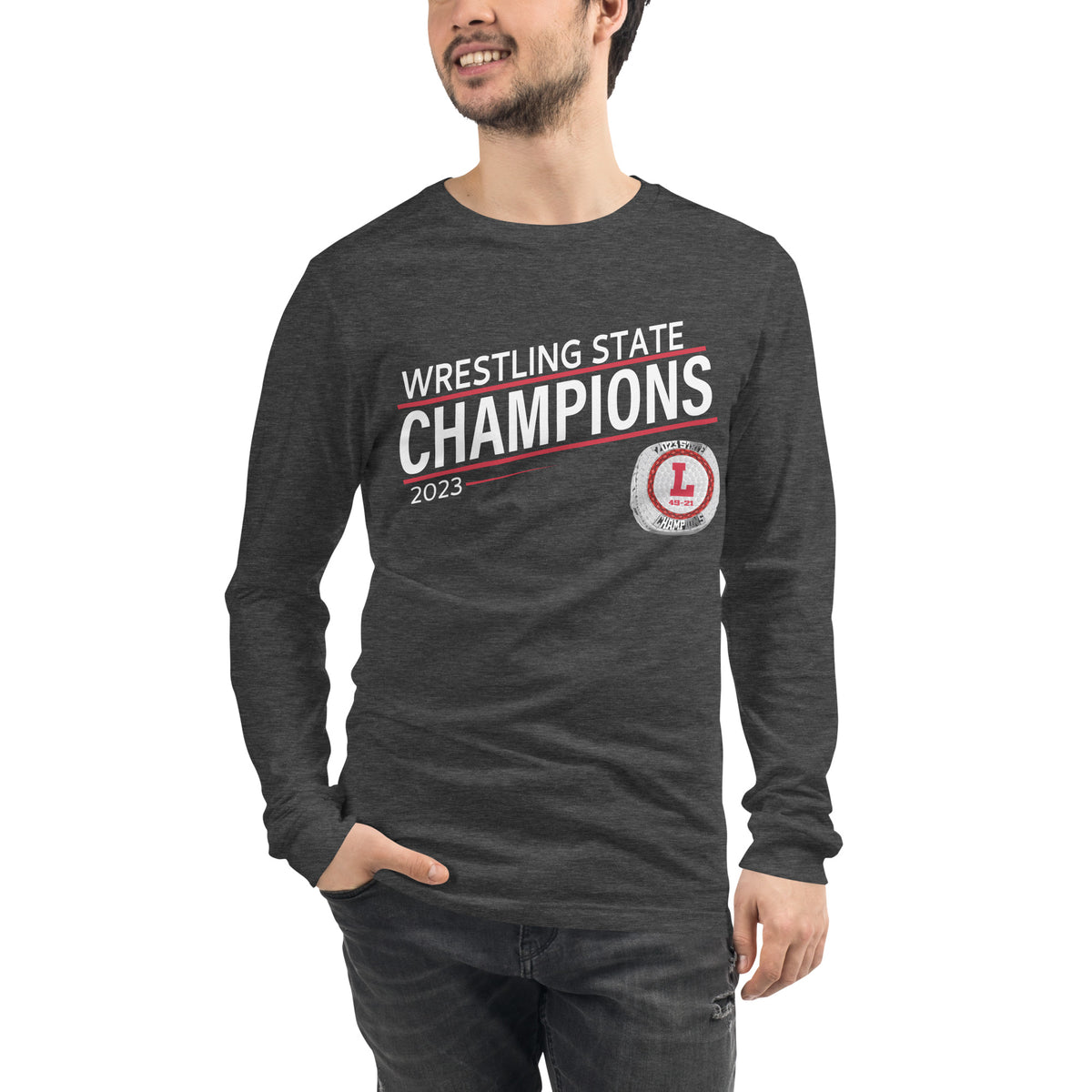 Linganore High School Wrestling 2023 Unisex Long Sleeve Tee