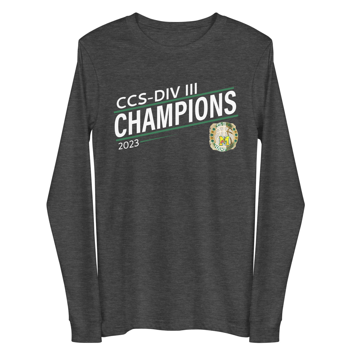 Monterey High School Basketball -Men's 2023 Unisex Long Sleeve Tee