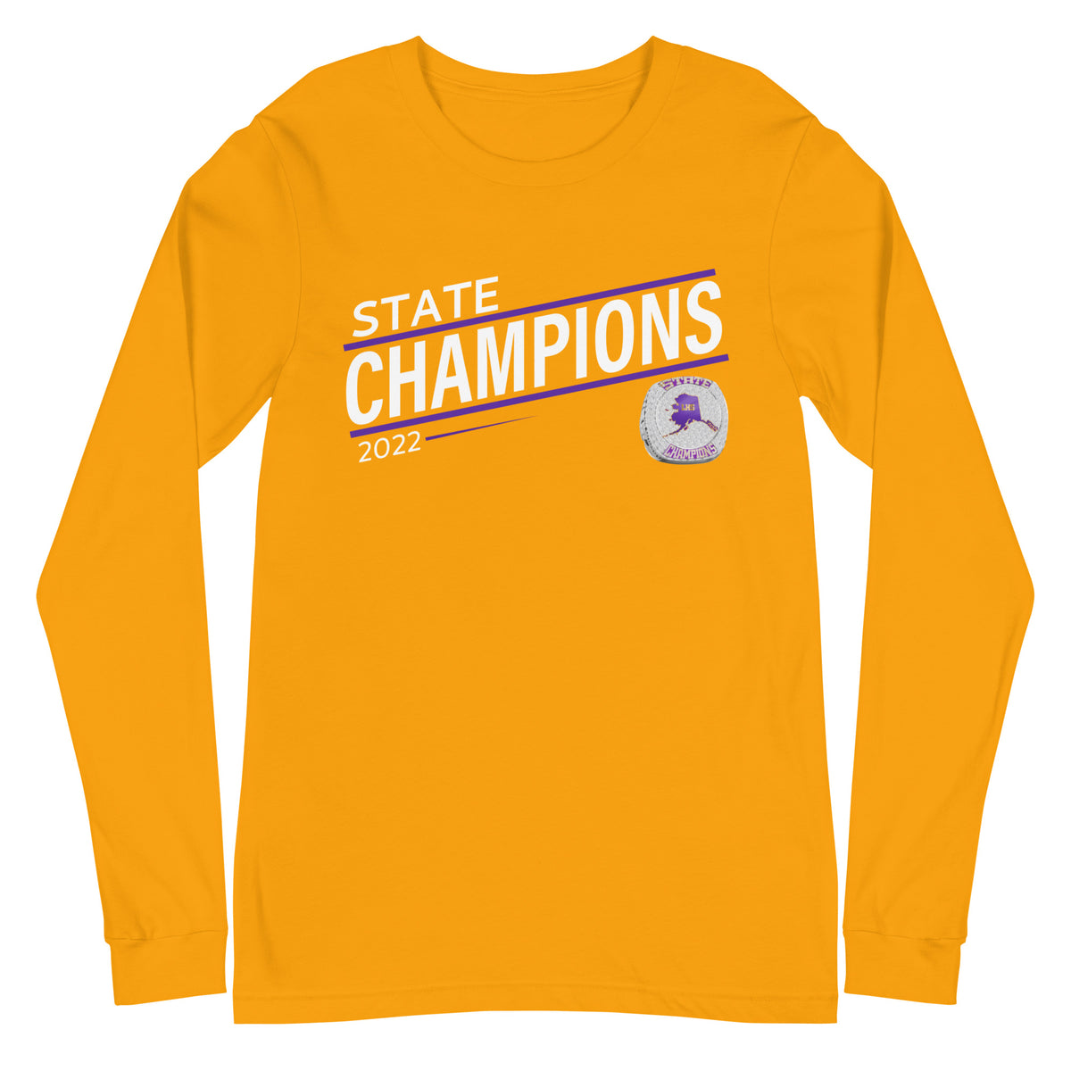 Lathrop High School 2022 State Championship Ring Unisex Long Sleeve Tee