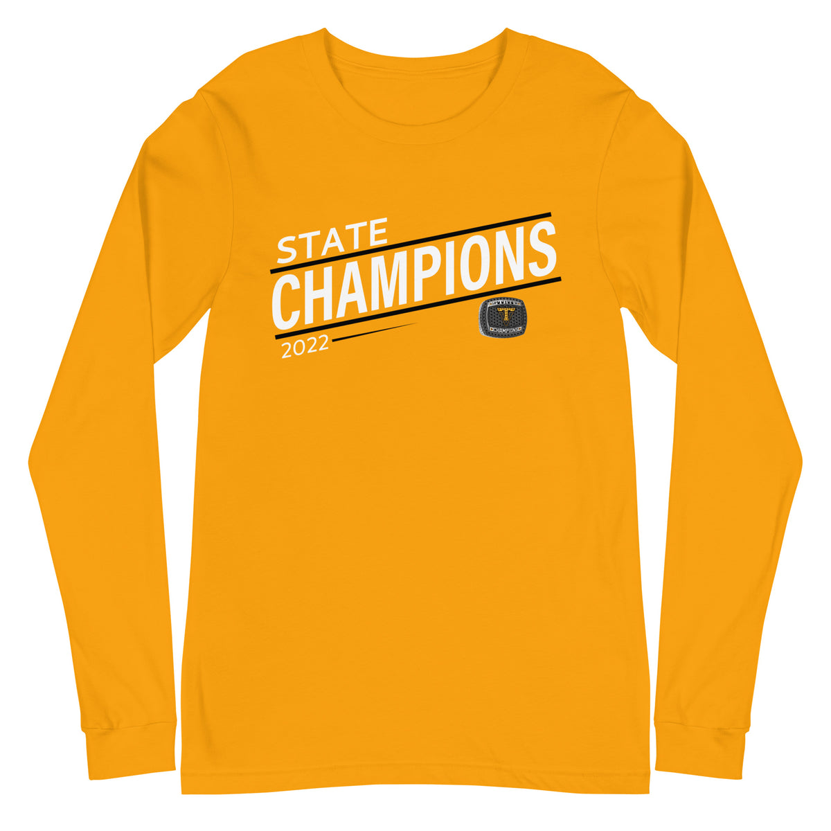 Thompson Valley High School  2022 State Championship Ring Unisex Long Sleeve Tee