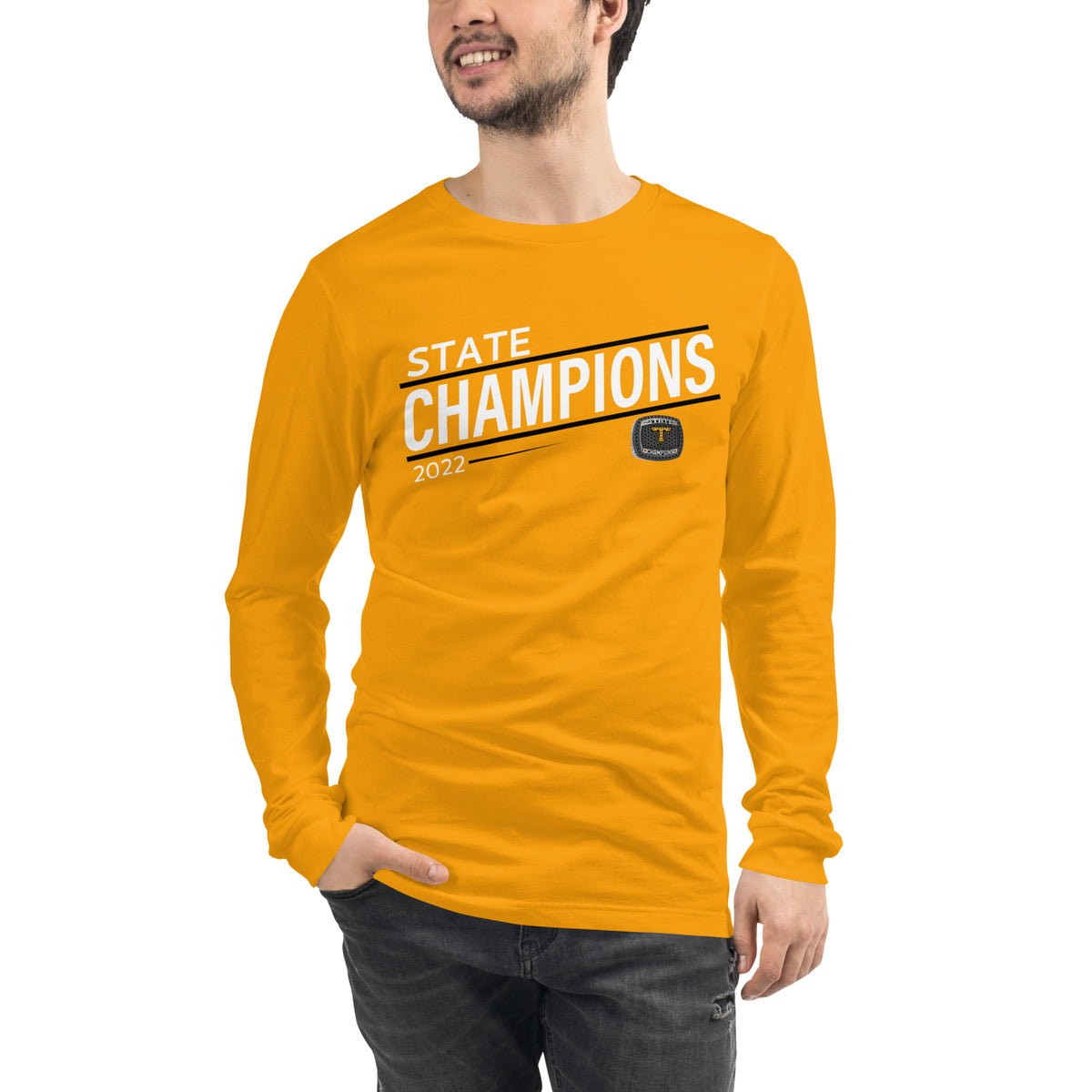 Thompson Valley High School  2022 State Championship Ring Unisex Long Sleeve Tee