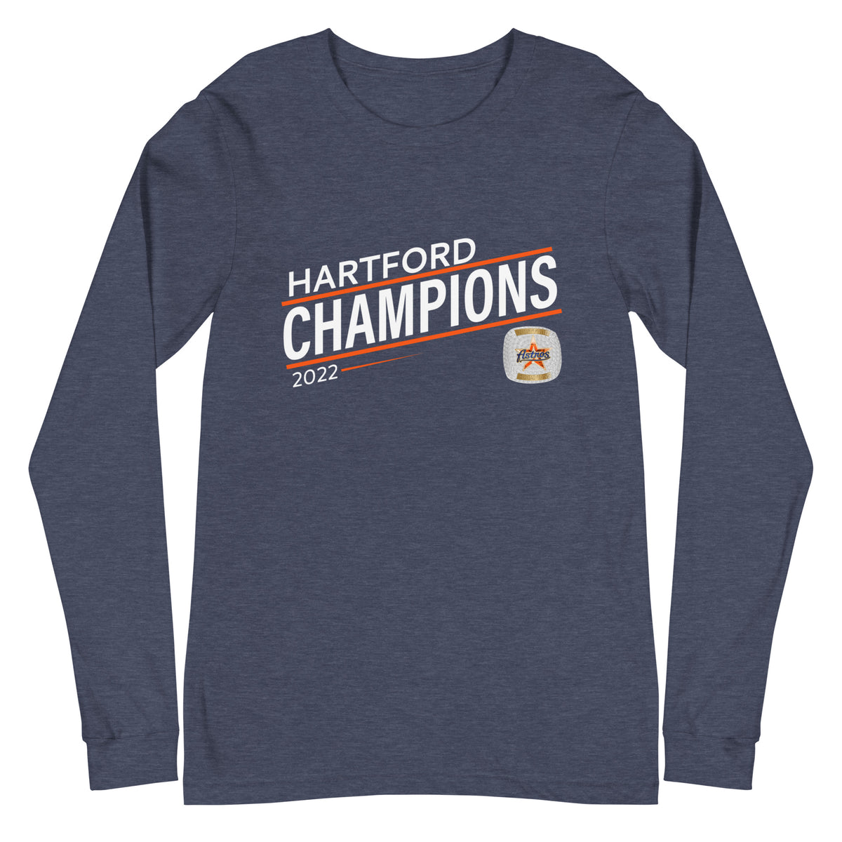Old Timers Baseball 2022 Hartford Champions Ring Unisex Long Sleeve Tee