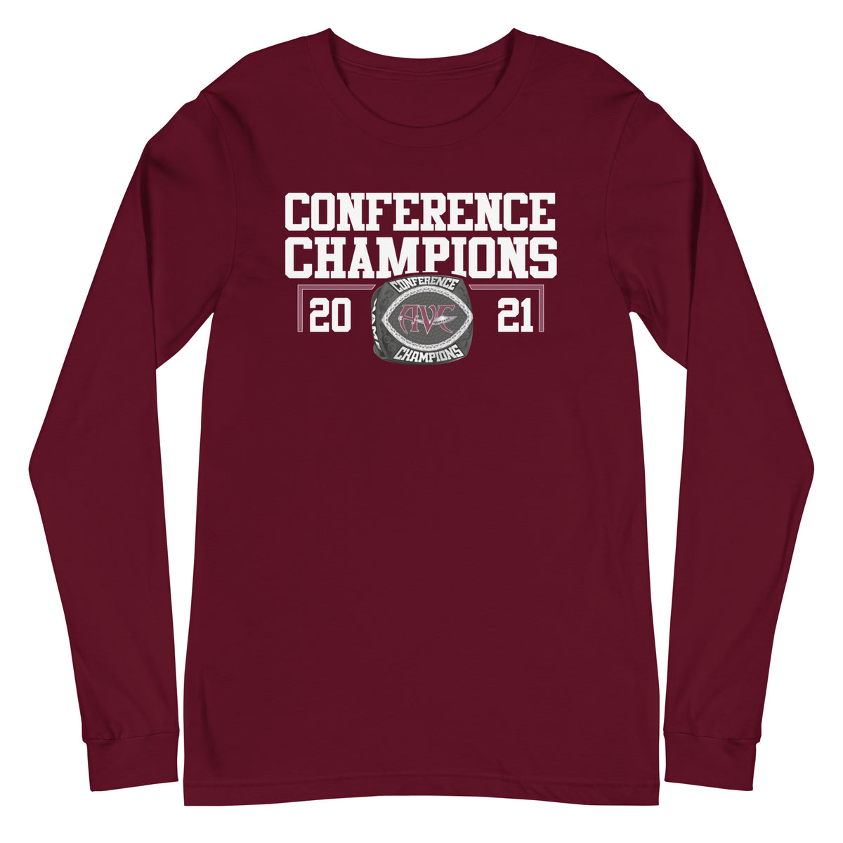 Antelope Valley College 2021 Conference Championship Ring  Unisex Long Sleeve Tee