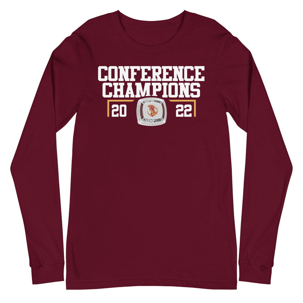 Claremont Mudd Scripps Women’s Track &amp; Field 2022 Conference Championship Ring Unisex Long Sleeve Tee