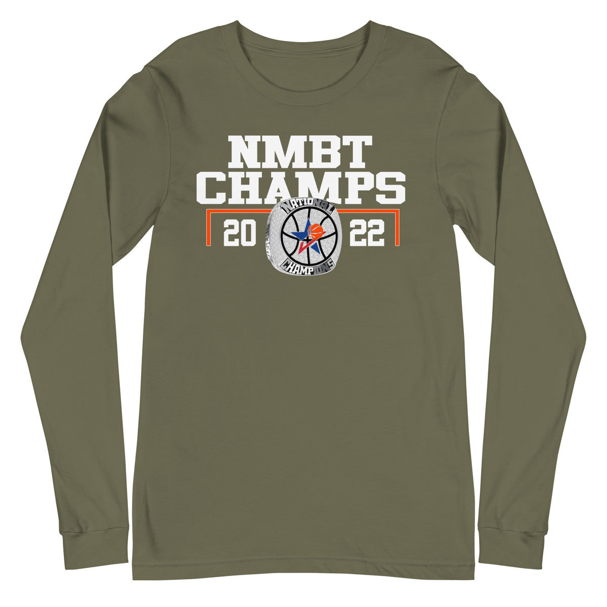 JBSA-Lackland 2022 NMBT Championship Ring (Orange Line) Unisex Long Sleeve Tee