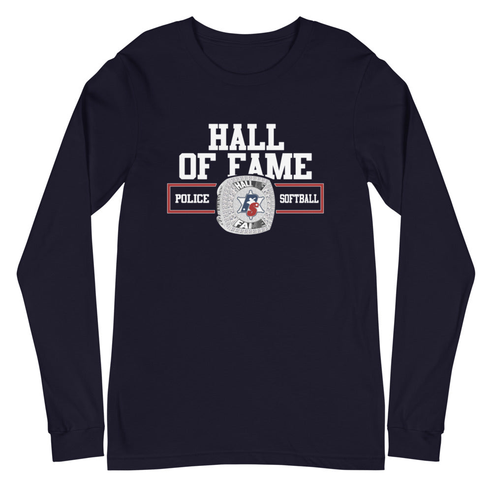 Police Softball HOF Long Sleeve Tee