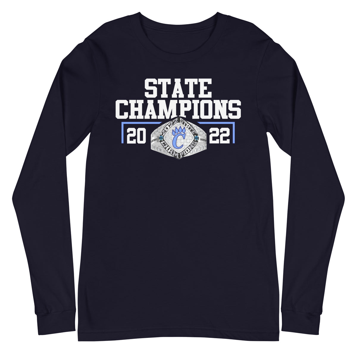 Chesapeake High School 2022 State Fashion Style Ring Unisex Long Sleeve Tee