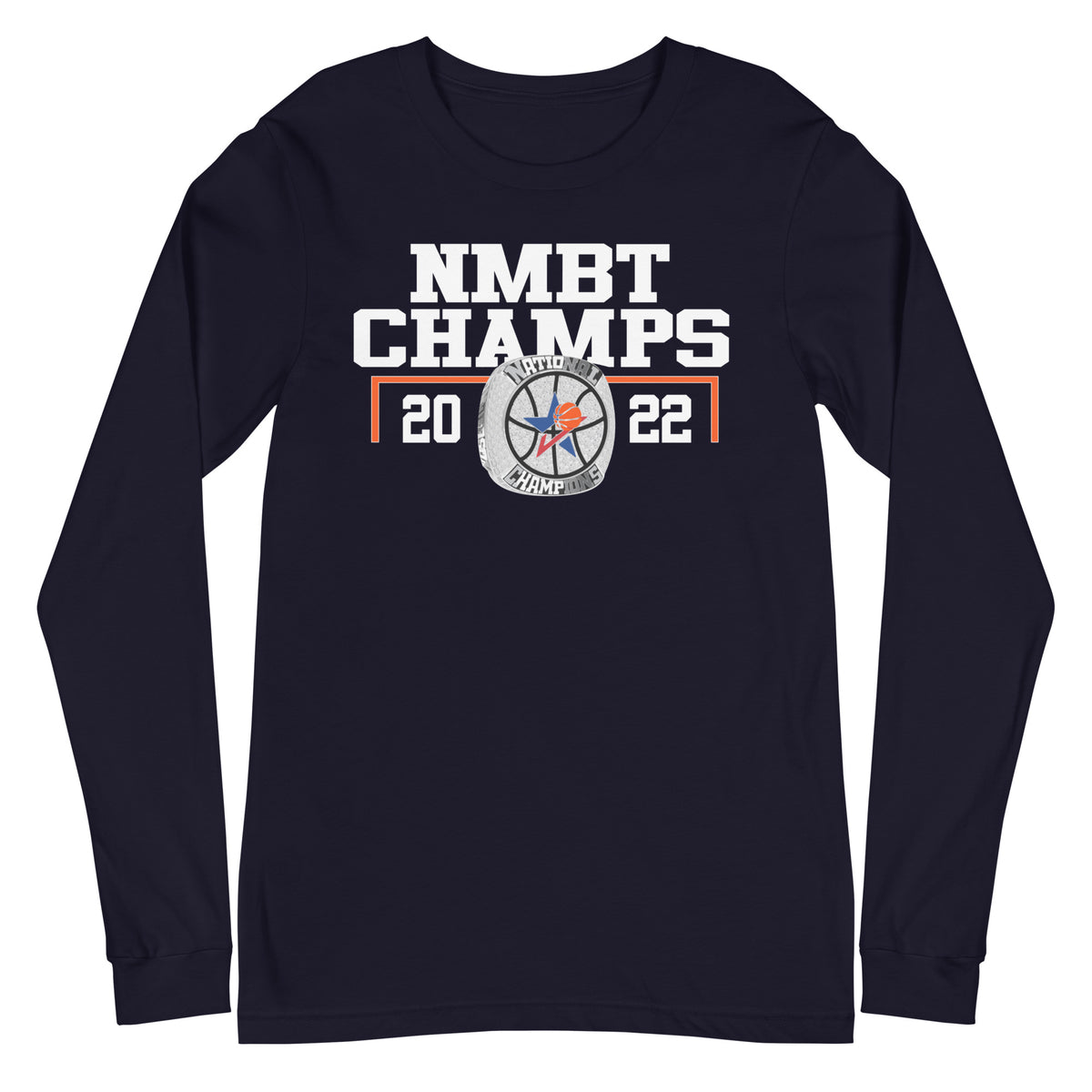 JBSA-Lackland 2022 NMBT Championship Ring (Orange Line) Unisex Long Sleeve Tee