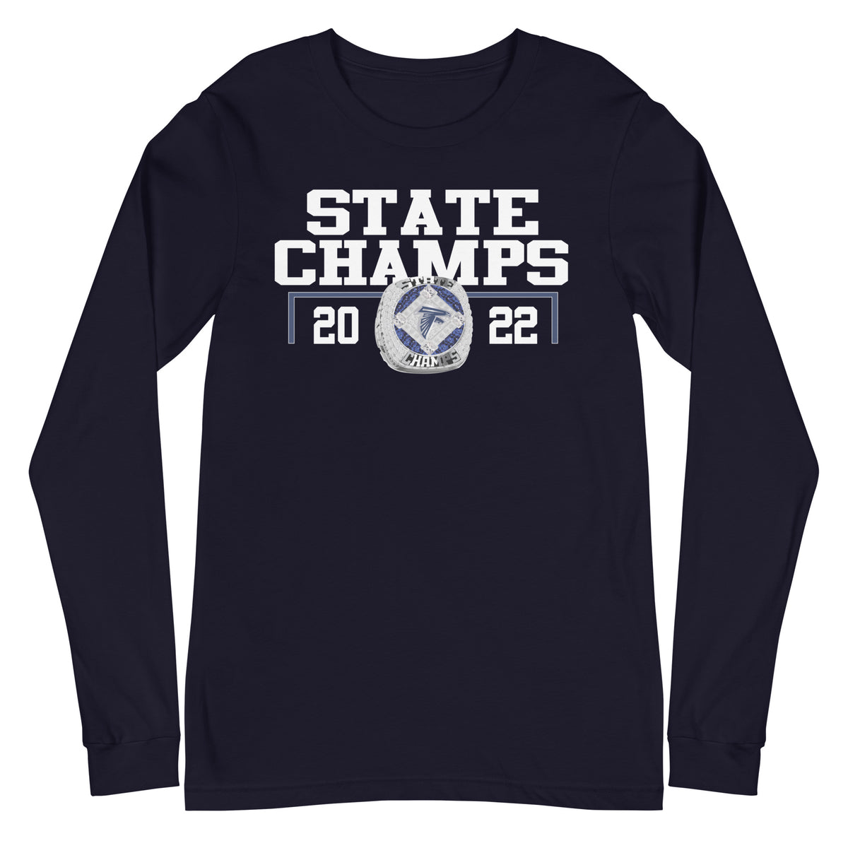Turner High School Softball 2022 State Championship Ring Unisex Long Sleeve Tee