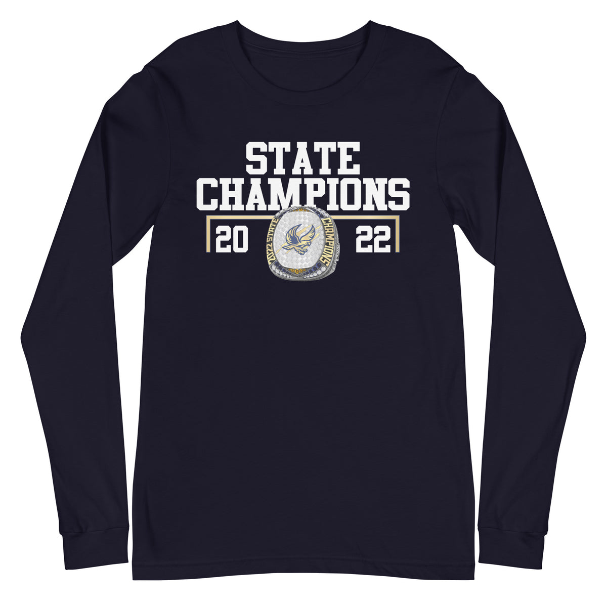 Velma Jackson High School 2022 State Championship Ring Unisex Long Sleeve Tee