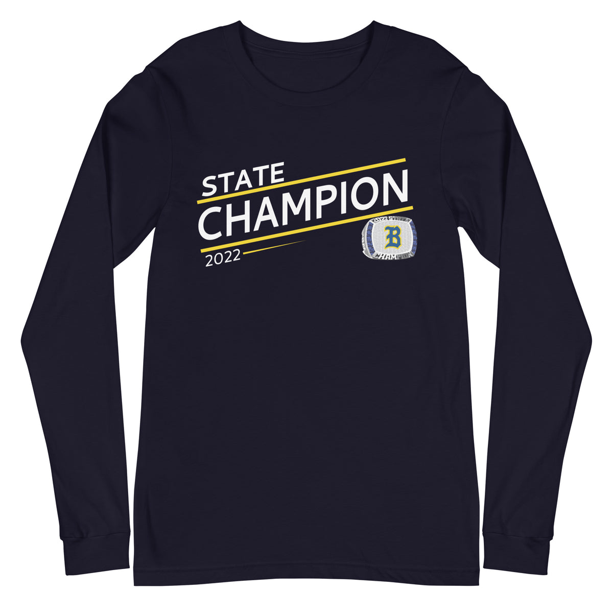 Clear Spring High School 2022 State Championship Ring Unisex Long Sleeve Tee