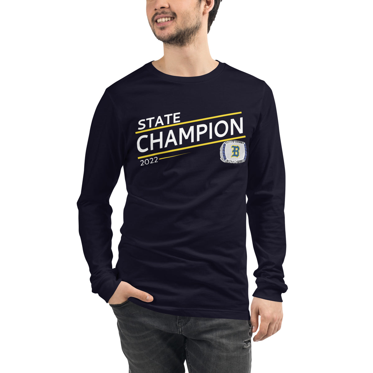 Clear Spring High School 2022 State Championship Ring Unisex Long Sleeve Tee