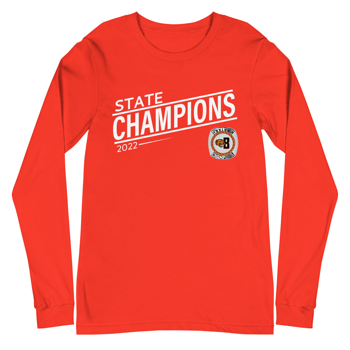 Beaverton High School 2022 State Championship Ring Unisex Long Sleeve Tee