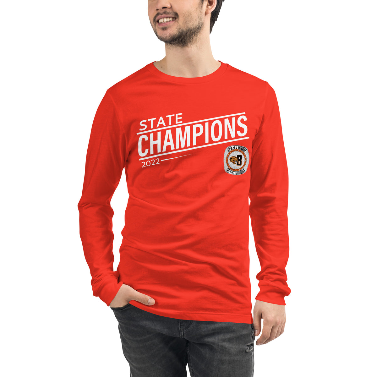 Beaverton High School 2022 State Championship Ring Unisex Long Sleeve Tee