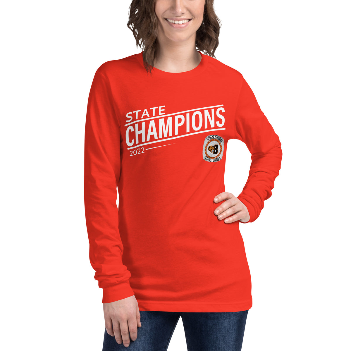 Beaverton High School 2022 State Championship Ring Unisex Long Sleeve Tee