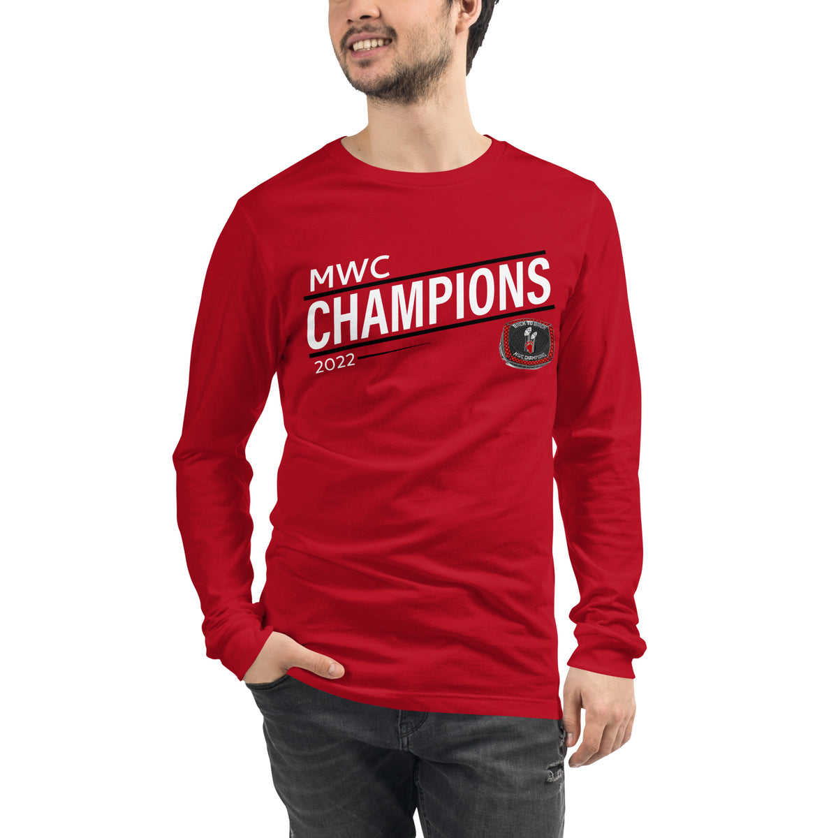 Lake Forest College 2022 MWC Championship Ring Unisex Long Sleeve Tee