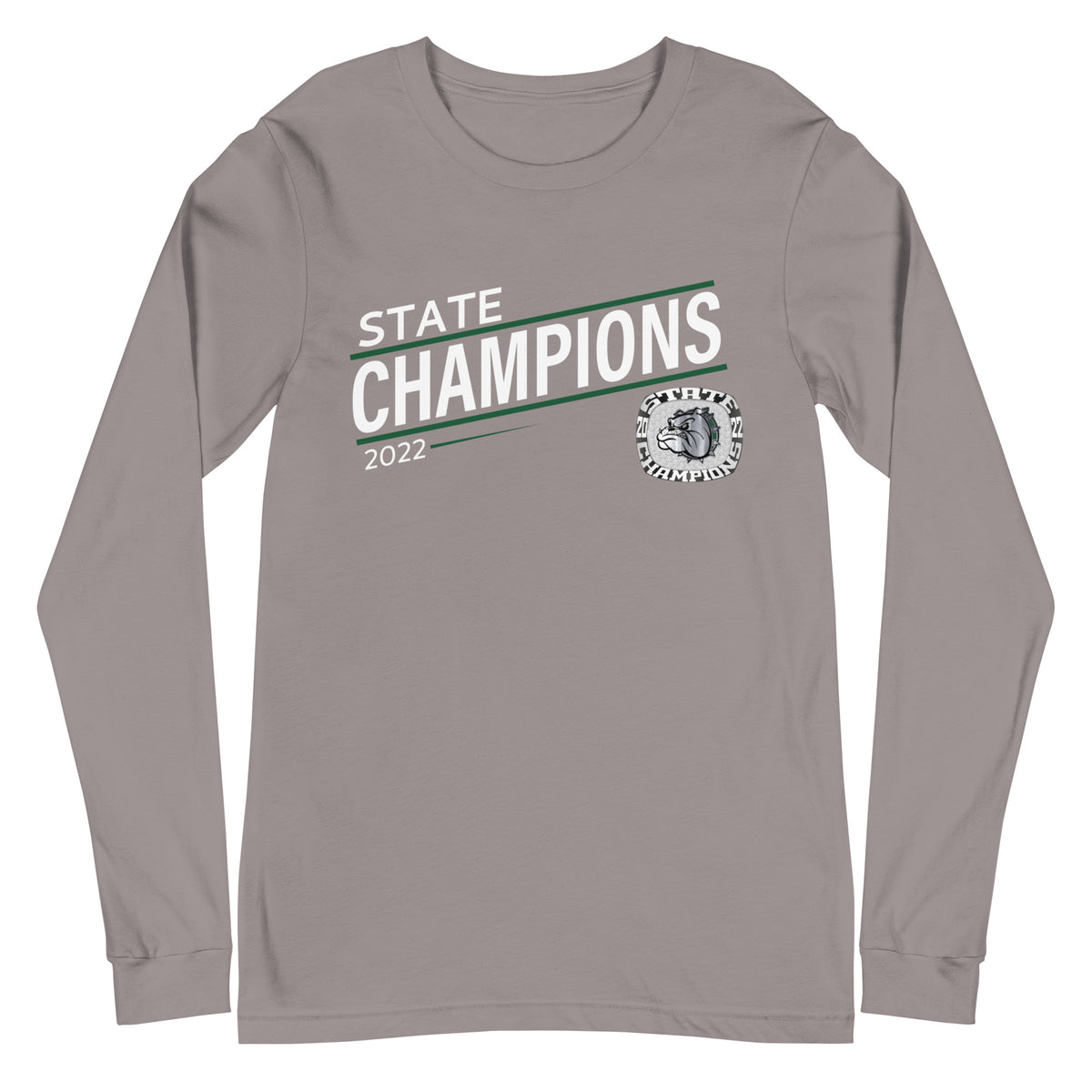 Melbourne High School Silver 2022 State Championship Ring  Unisex Long Sleeve Tee