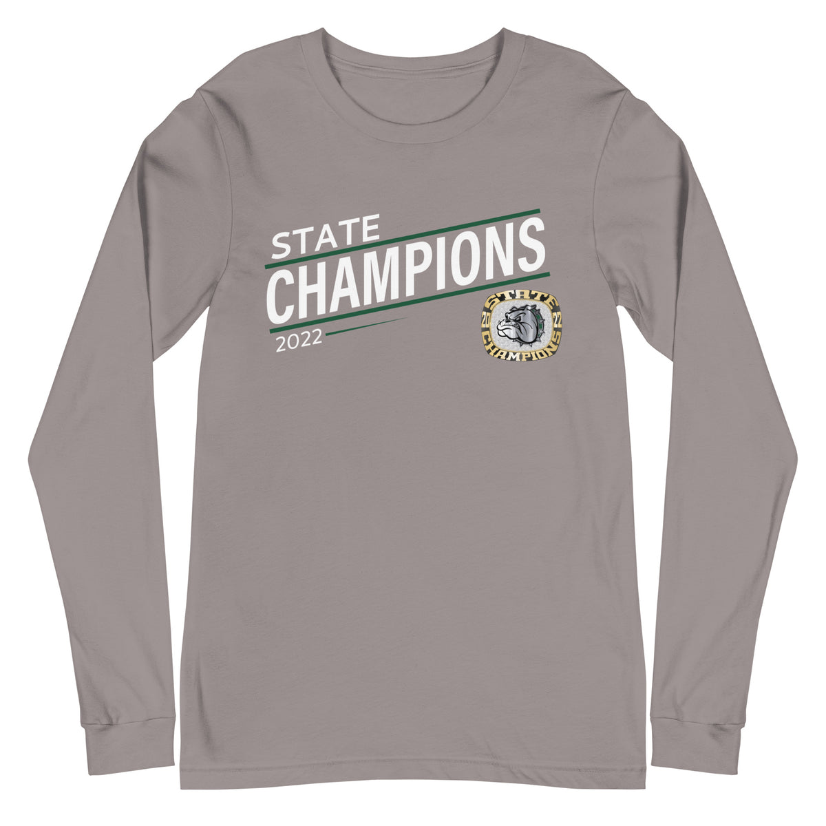 Melbourne High School Gold 2022 State Championship Ring Unisex Long Sleeve Tee